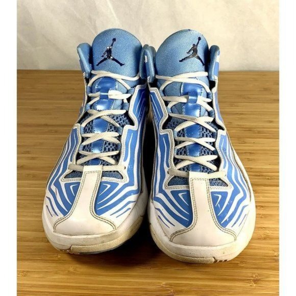 Nike Jordan Aero Mania White Blue Flywire Size 10.5 New Men's 2013 - Picture 3 of 8